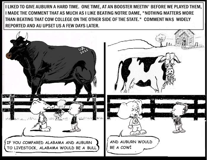 Crimson Tikes Guts and Glory: Cow College Joke